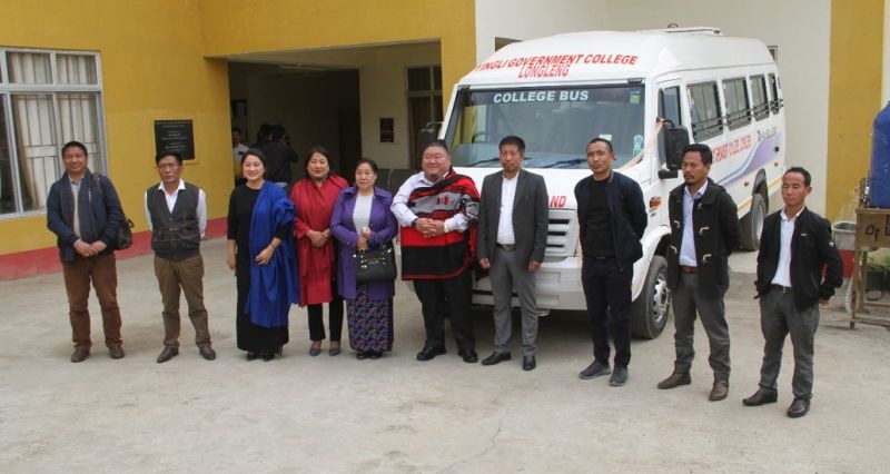 DUDA Advisor, officials, Minister Temjen Imna Along and others during the 'handing-taking over' programme on March 8. (DIPR Photo)
